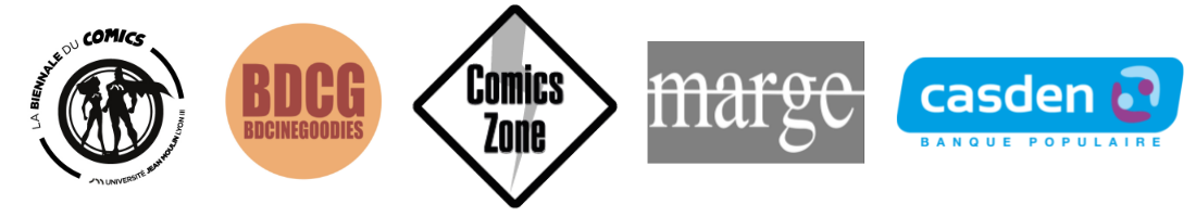 logos comics, bdcinegoogies, comicszone, marge, casden