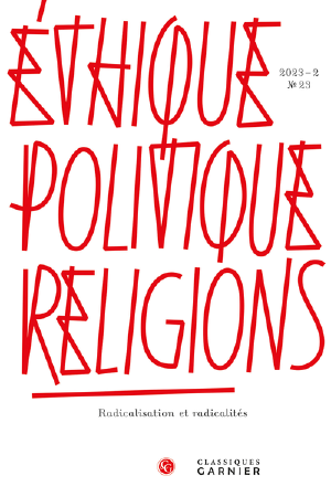 ?thique, politique, religions. 2023 - 2, n23